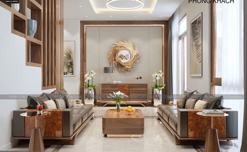 THI CÔNG NỘI THẤT GỖ ÓC CHÓ BIỆT THỰ MỸ GIANG – PMH QUẬN 7