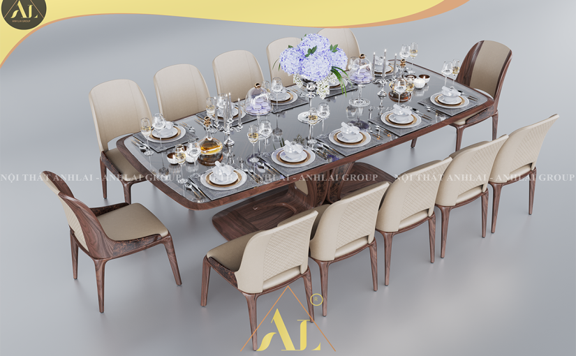 BÀN ĂN GỖ ÓC CHÓ 006