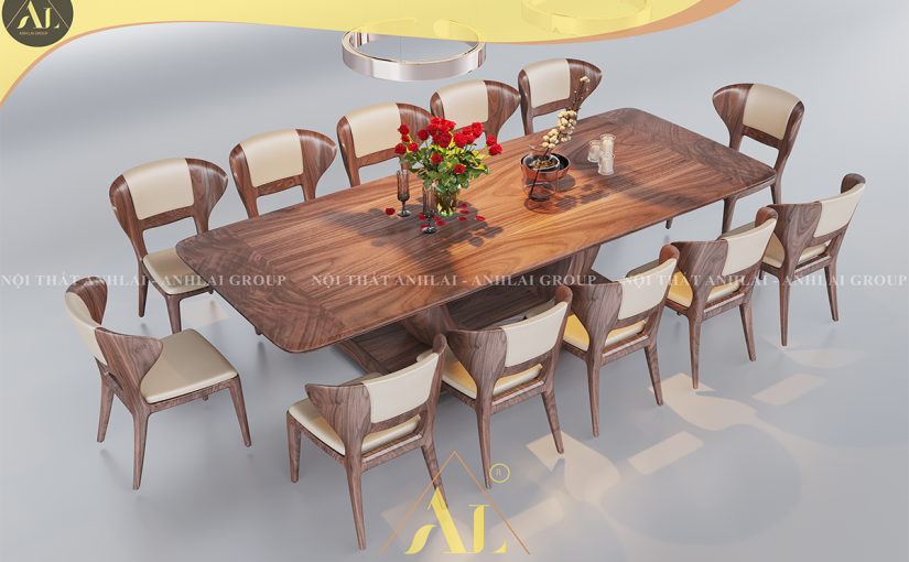 BÀN ĂN GỖ ÓC CHÓ 007