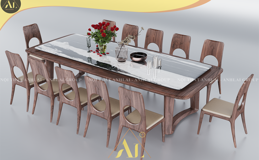 BÀN ĂN GỖ ÓC CHÓ 008