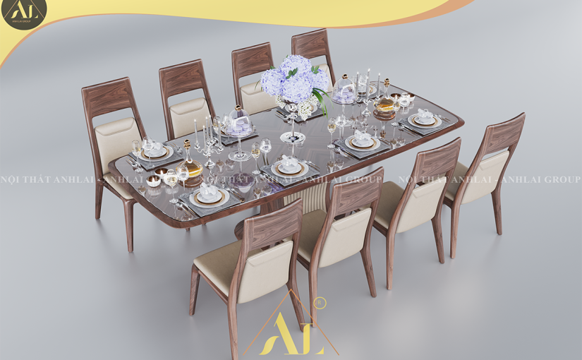 BÀN ĂN GỖ ÓC CHÓ 009