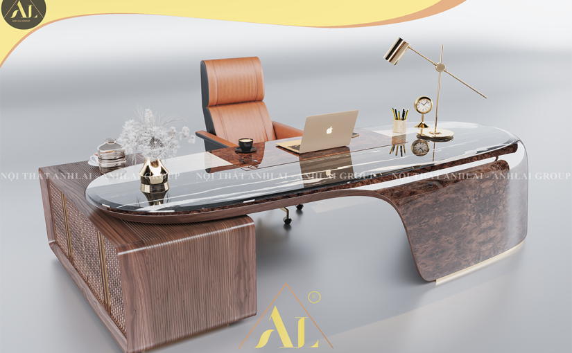 BÀN LÀM VIỆC GỖ ÓC CHÓ 006