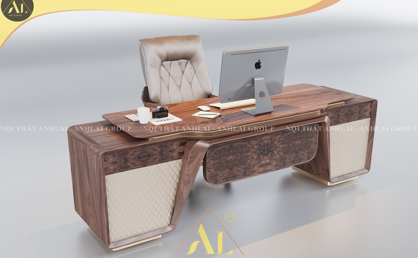 BÀN LÀM VIỆC GỖ ÓC CHÓ 008