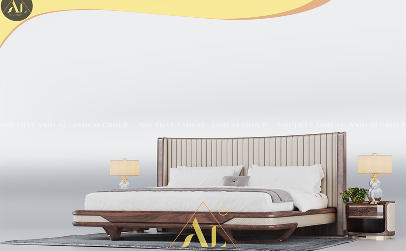 GIƯỜNG GỖ ÓC CHÓ 008