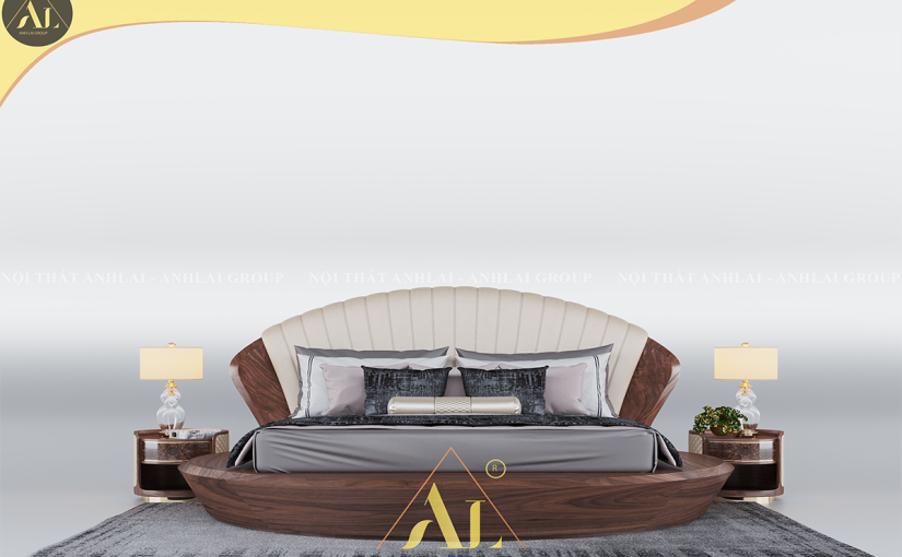 GIƯỜN TRÒN GỖ ÓC CHÓ 009