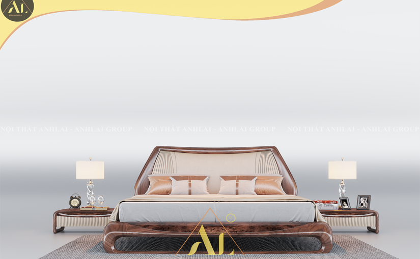 GIƯỜNG GỖ CAO CẤP 0011