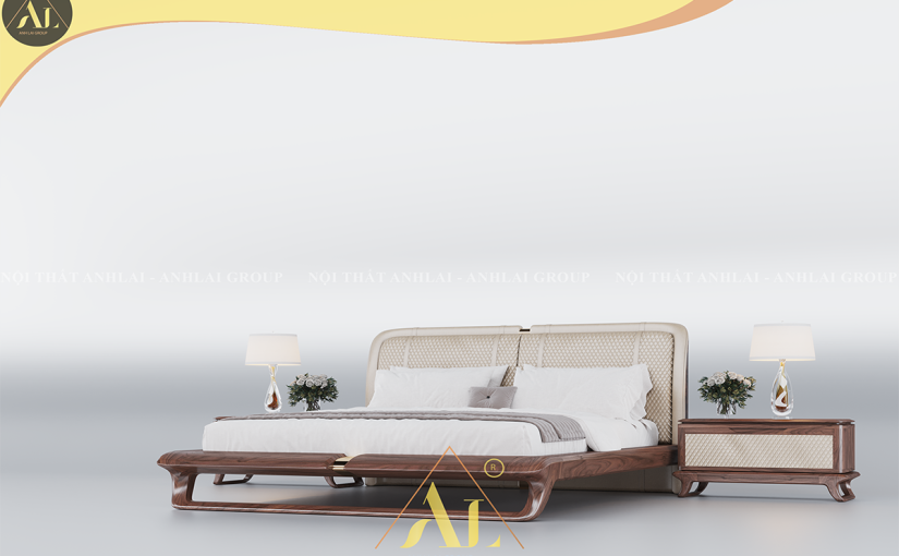 GIƯỜNG GỖ ÓC CHÓ 0016