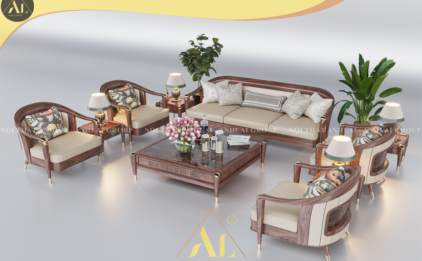 SOFFA GỖ ÓC CHÓ 0013