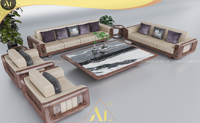 SOFFA GỖ ÓC CHÓ 0014