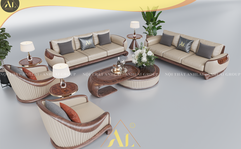 SOFFA GỖ ÓC CHÓ 0015