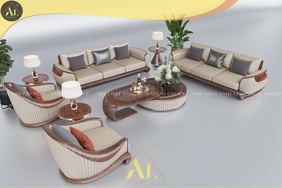 SOFFA GỖ ÓC CHÓ 0015 