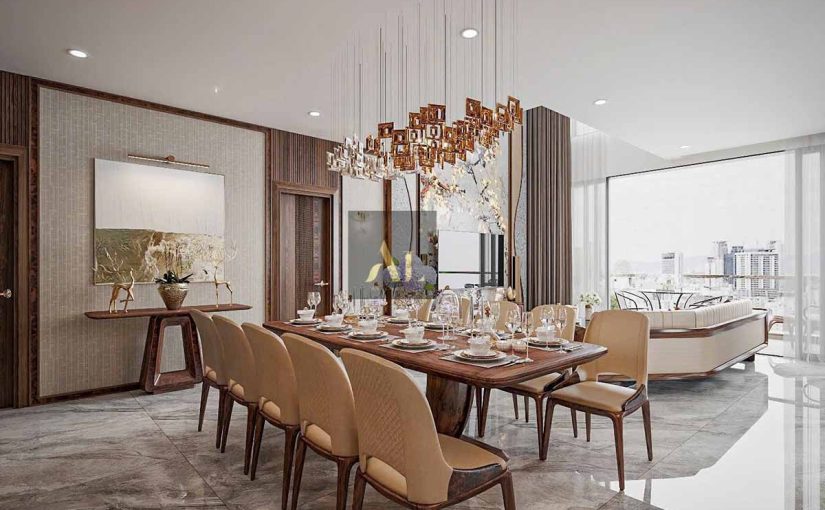 THIẾT KẾ THI CÔNG NỘI THẤT GỖ ÓC CHÓ ( walnut) CĂN HỘ DUPLEX THÔNG TẦNG TẠI CC CELADON MALAYSIA TÂN PHÚ