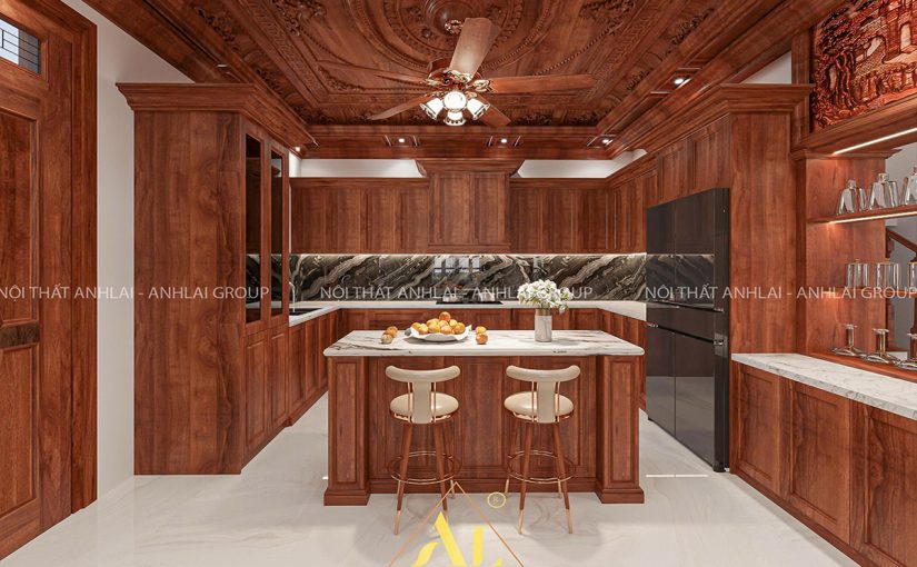 TỦ BẾP CỔ ĐIỂN 00126