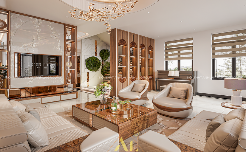 ANHLAI Furniture Hoàn thiện bản vẽ công trình VILLA tại Lâm Đồng