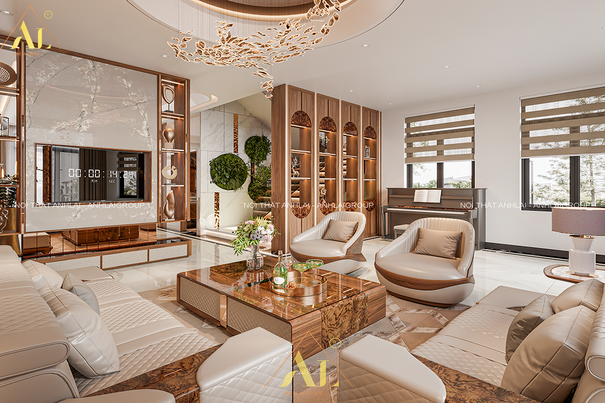 ANHLAI Furniture Hoàn thiện bản vẽ công trình VILLA tại Lâm Đồng 