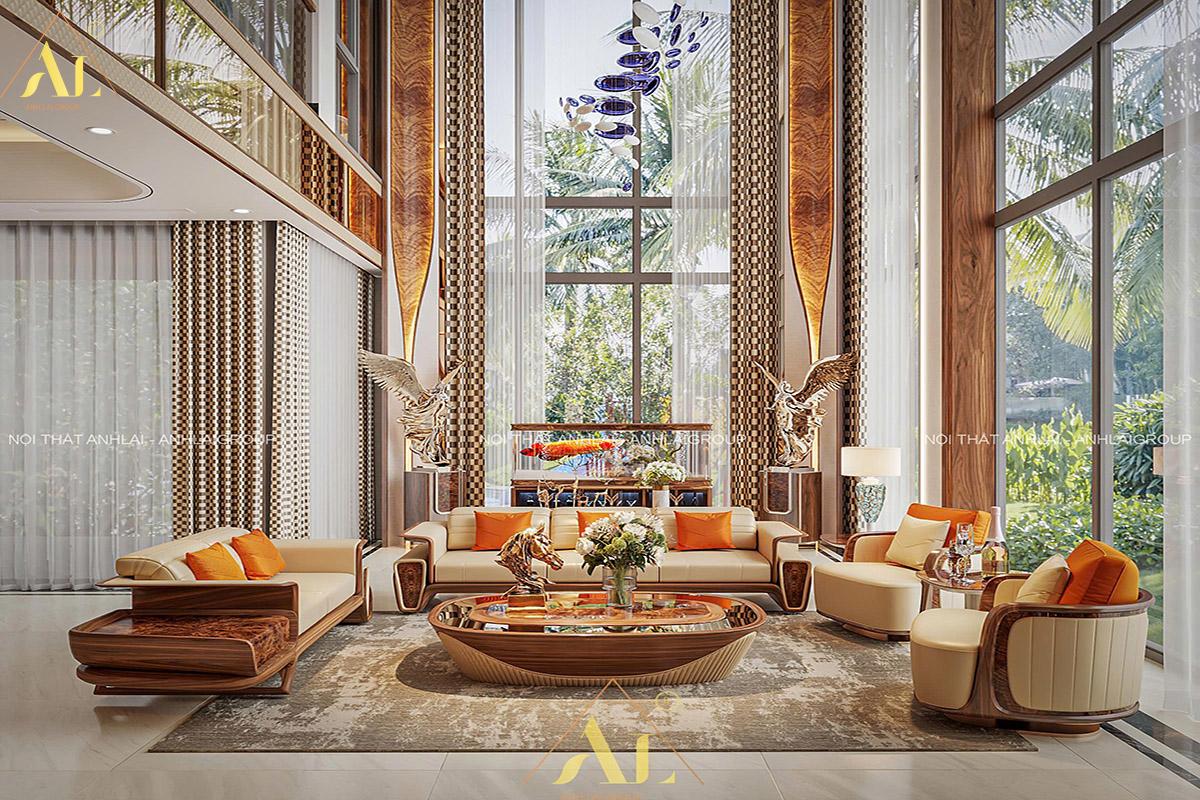 ANHLAI Furniture Giới Thiệu Villa Full gỗ Walnut Nhập Mỹ  của khách hàng 2026 do CTY ANHLAI Thiết Kế & Thi Công . 